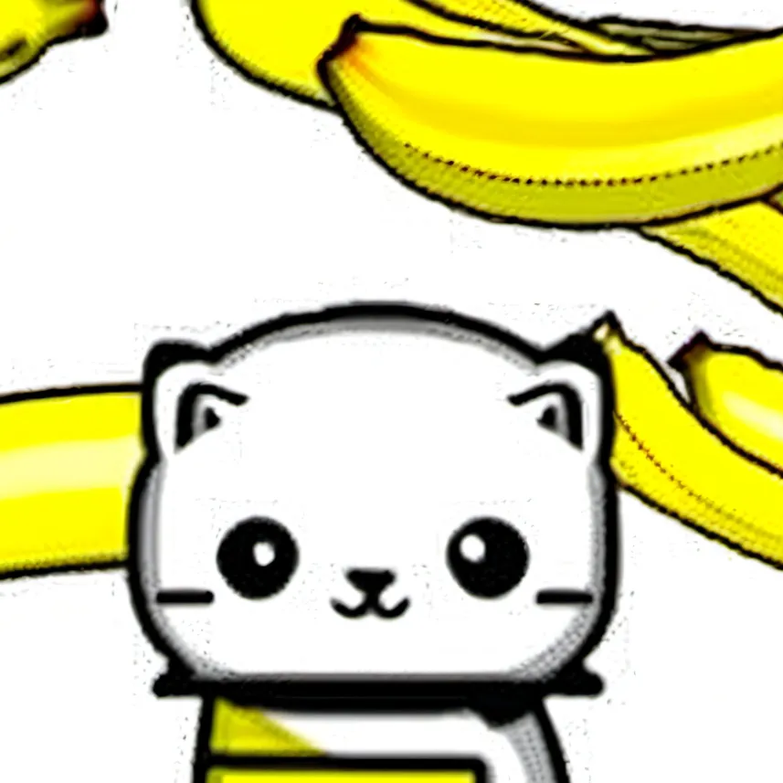 chat with ai character: Banana cat x apple