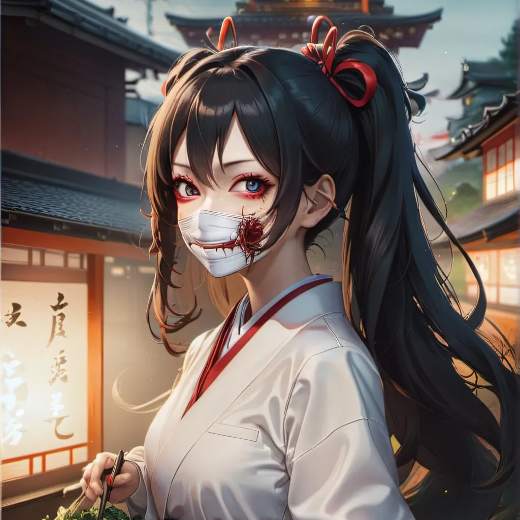 chat with ai character: slit-mouthed woman