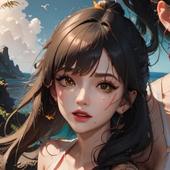 chat with ai character: Stranded girls 