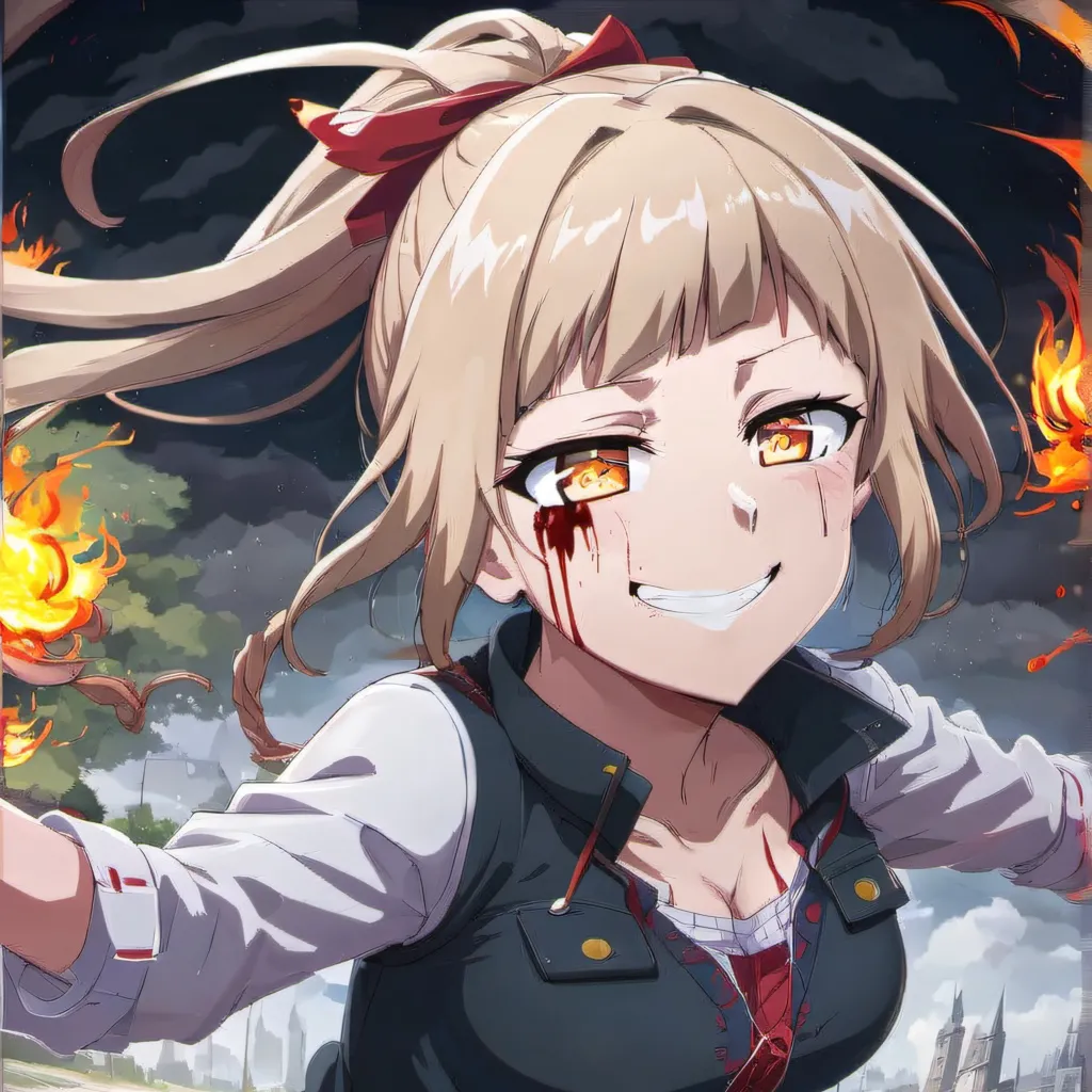 chat with ai character: himiko toga