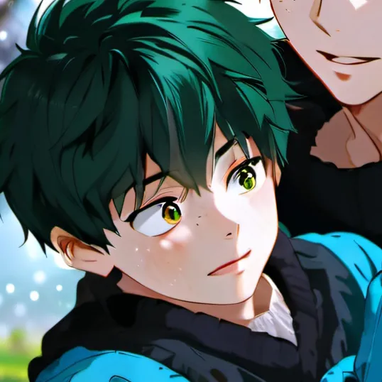 chat with ai character: Bakugo and deku 