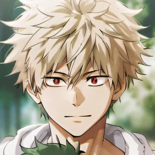 chat with ai character: Bakugo and deku 