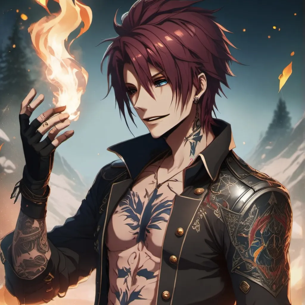 chat with ai character: Flame 