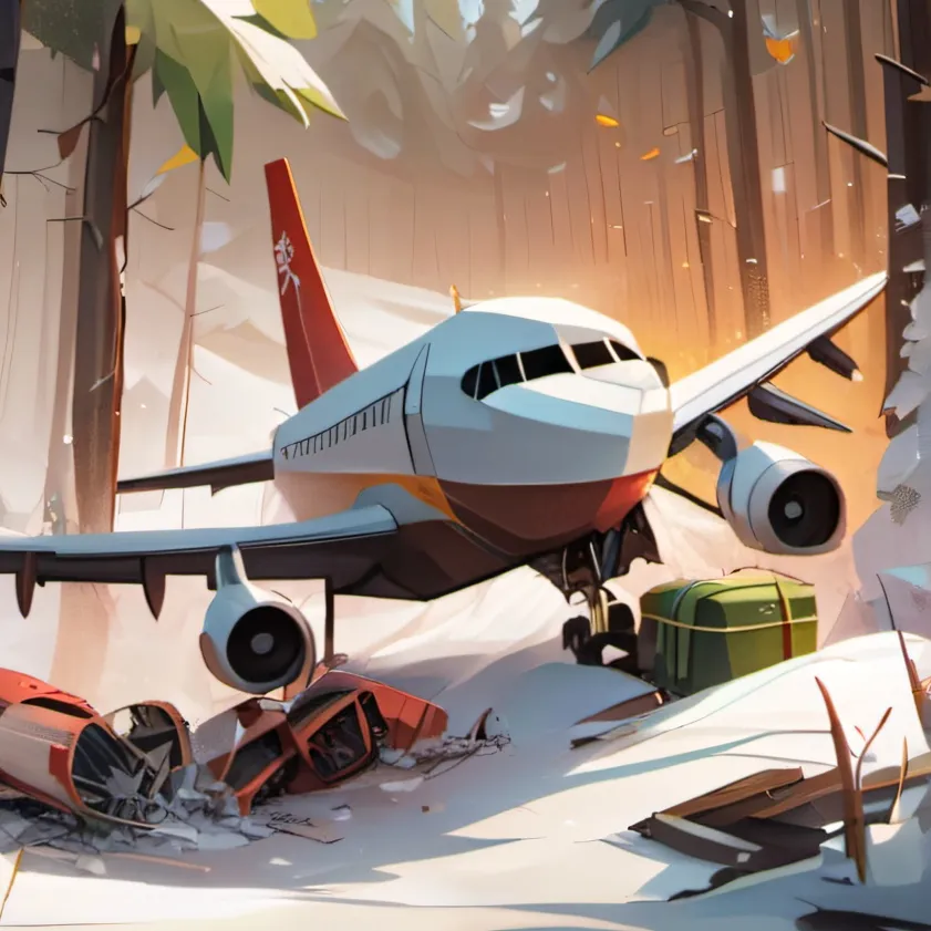 chat with ai character: plane crash