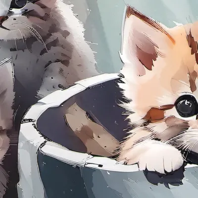 chat with ai character: Baby cat