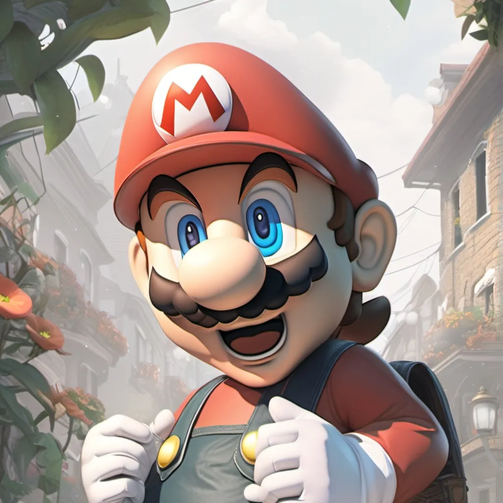 chat with ai character: mario