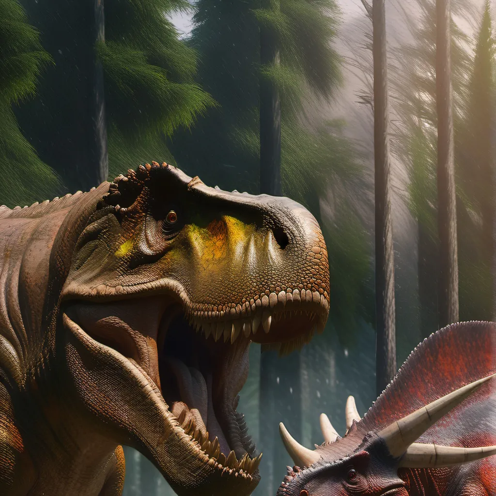 chat with ai character: TrexVsTriceratops