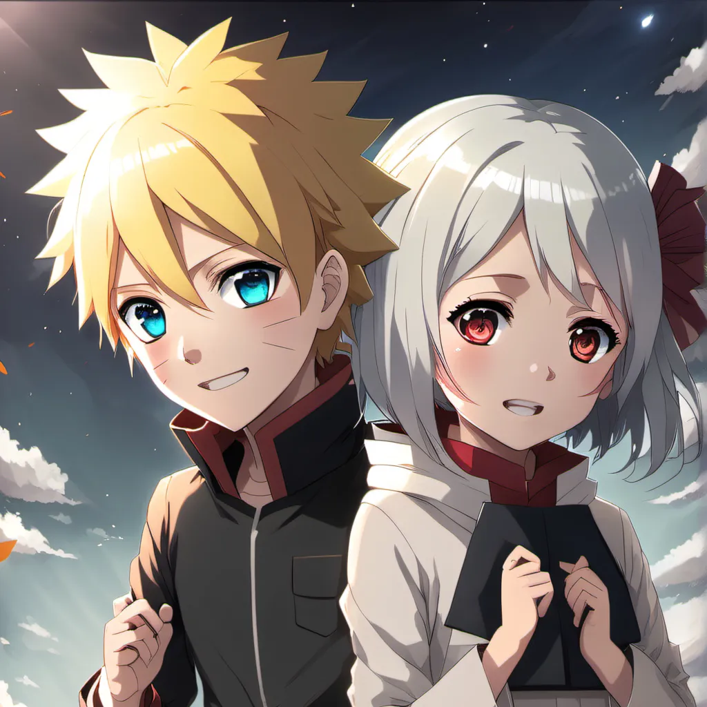 chat with ai character: Boruto&himawari