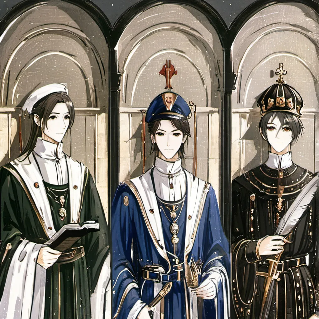 chat with ai character: The trio