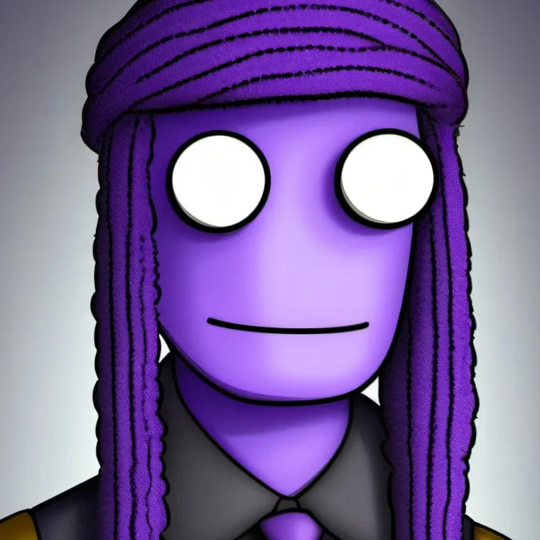 chat with ai character: Purple guy/vincent