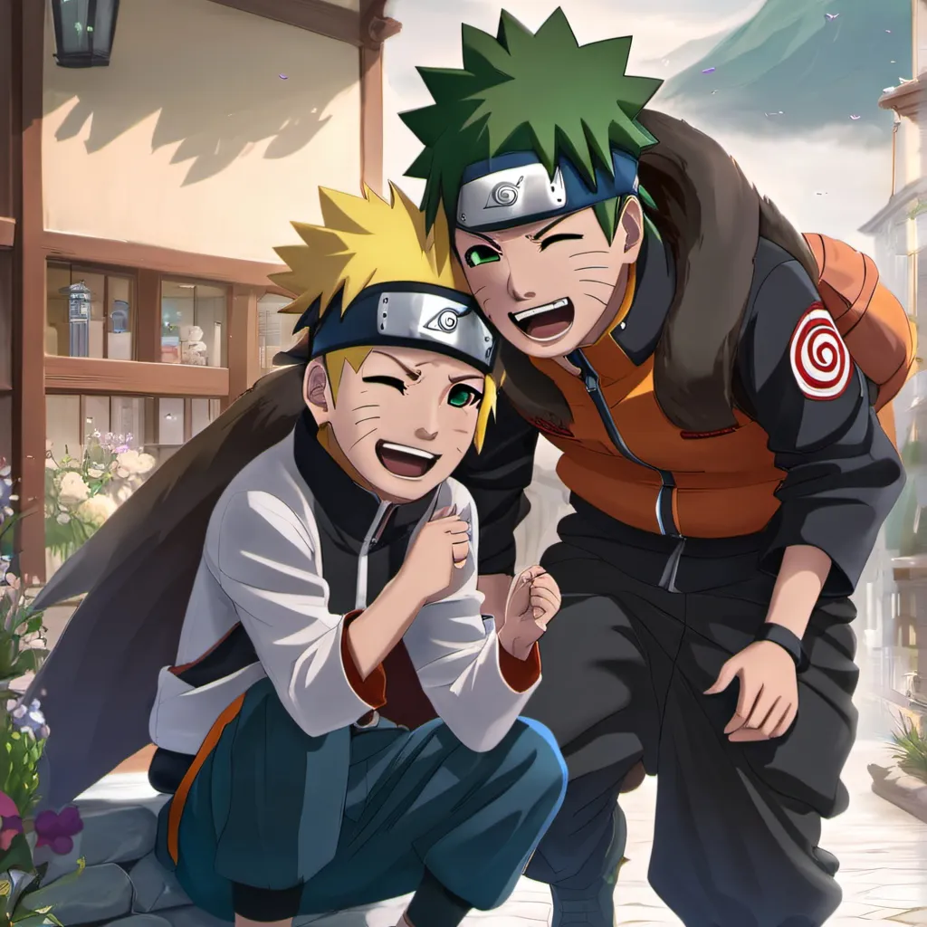 chat with ai character: duku and Naruto 