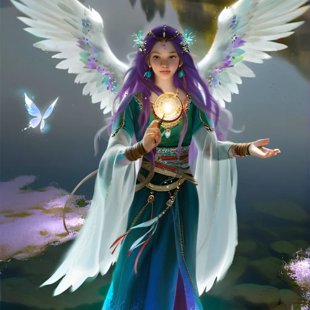 chat with ai character: Angel Emily 