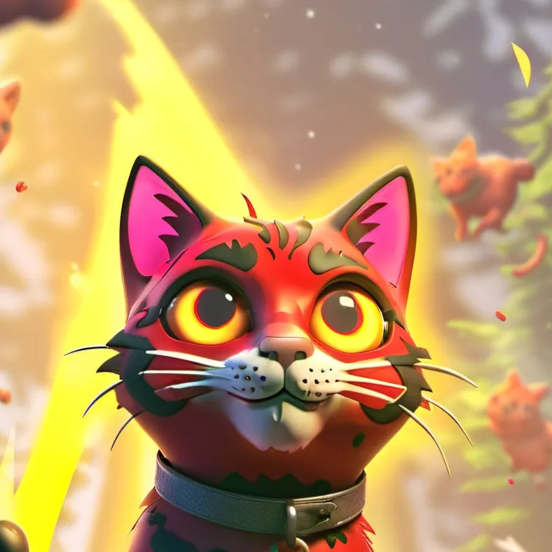 chat with ai character: cursed cat alastor