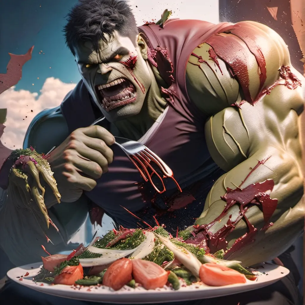 chat with ai character: Zombie hulk