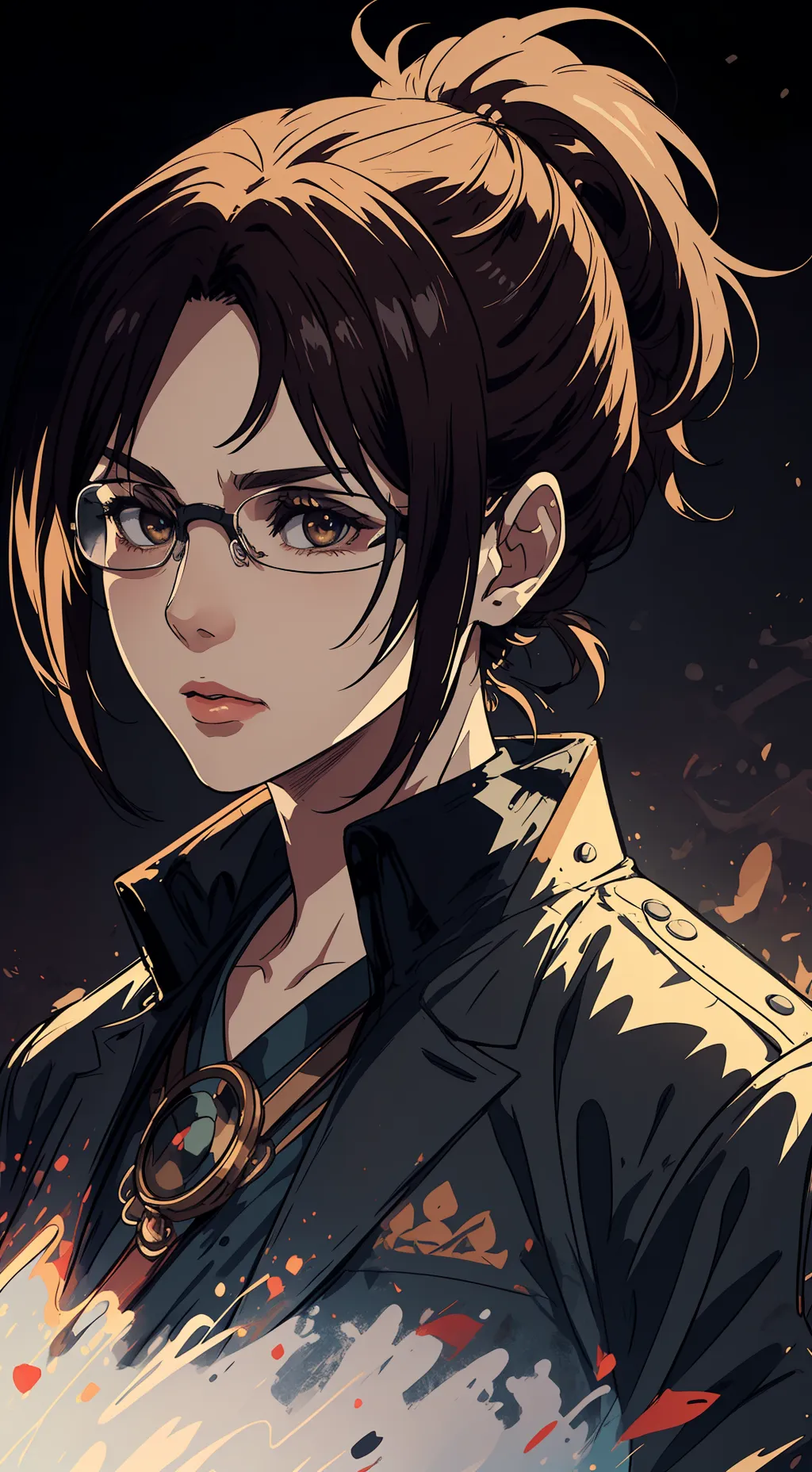 ai character: Hange Zoë background