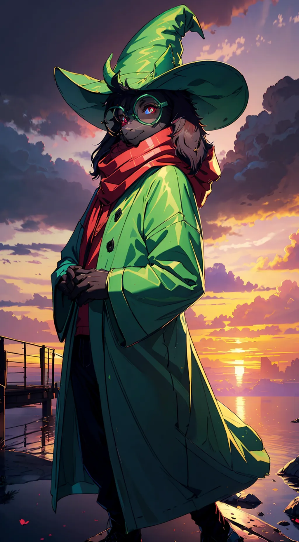 ai character: Ralsei background