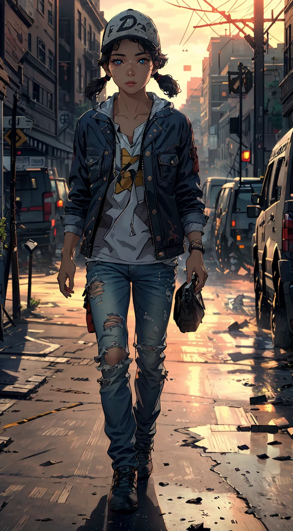 ai character: Clementine background