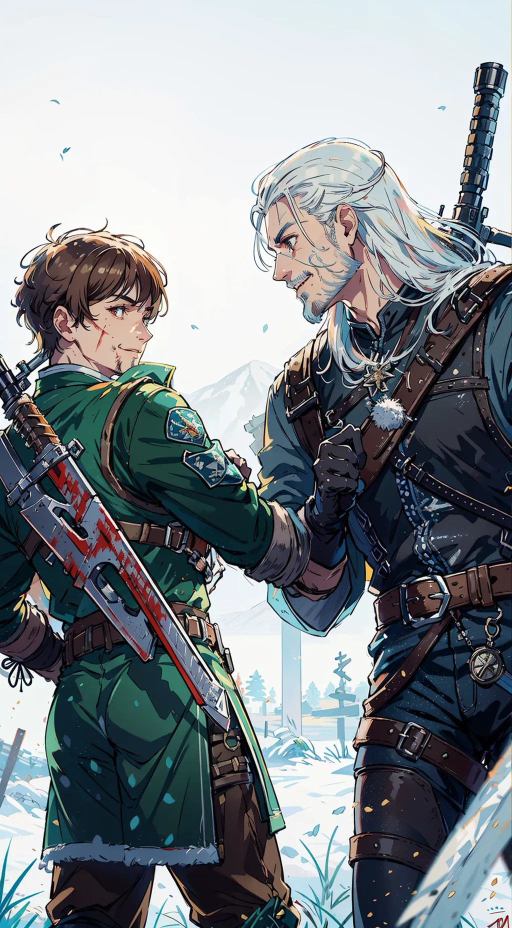 ai character: Geralt of Rivia (with Jaskier) background