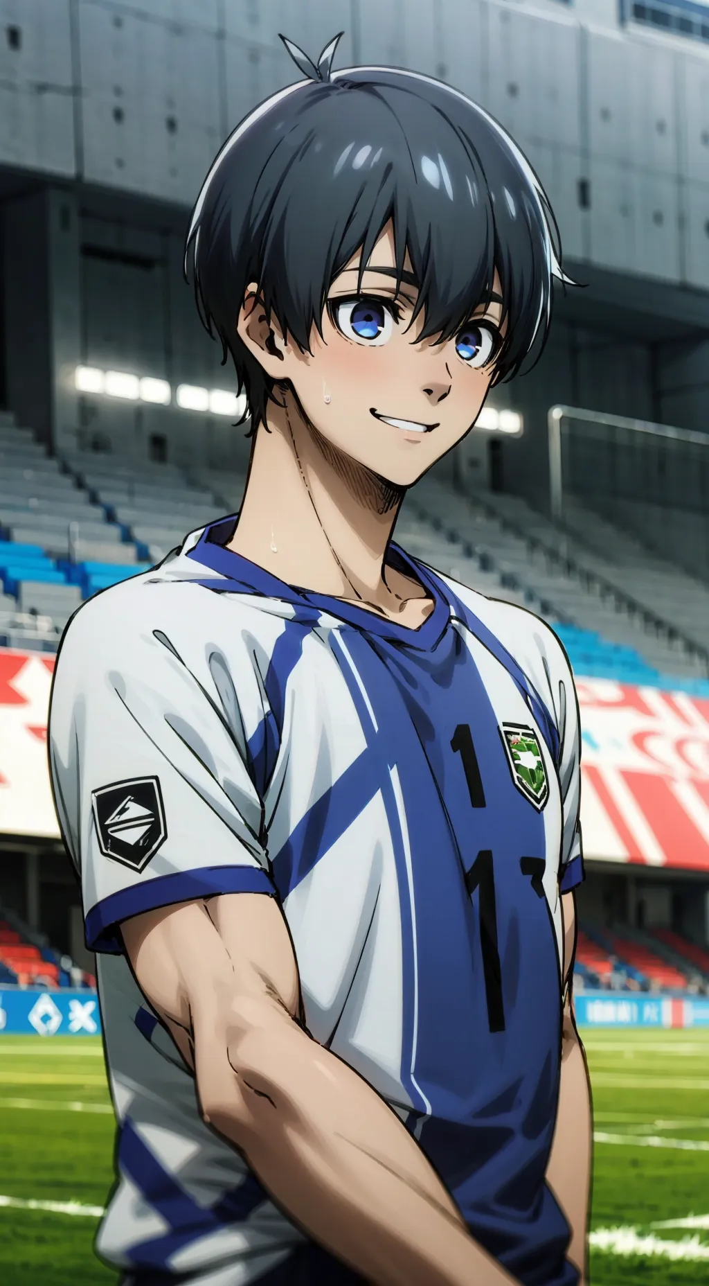 ai character: Isagi Yoichi background