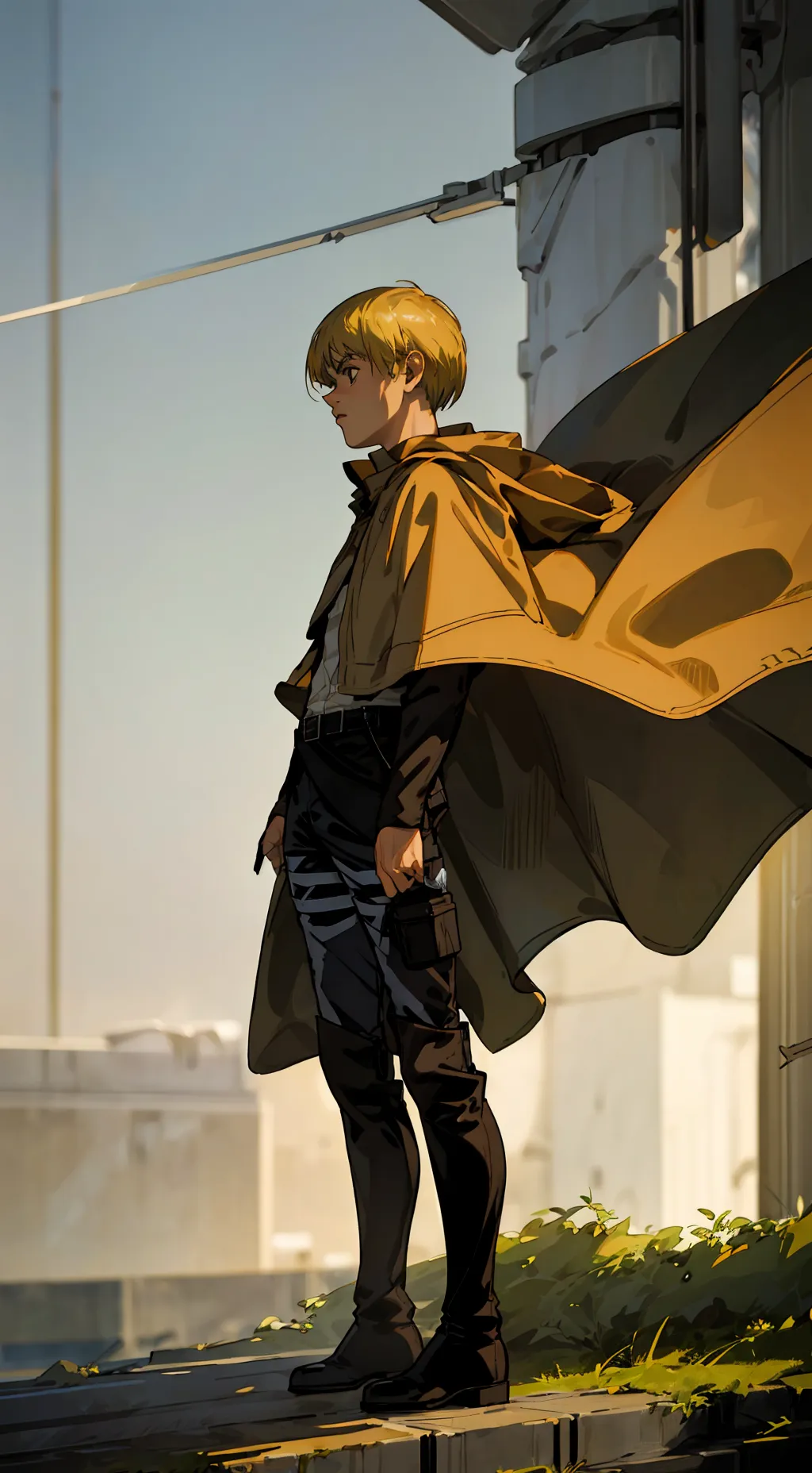 ai character: Armin Arlert background