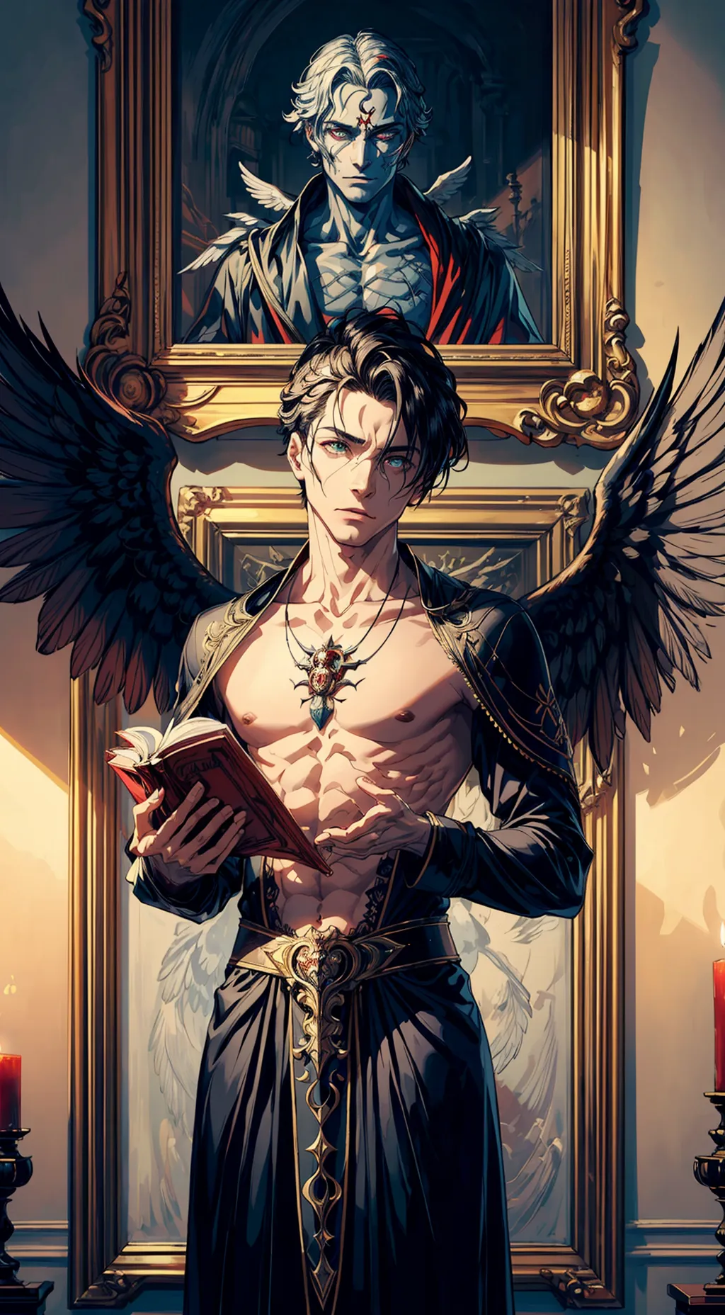 ai character: Azazel background