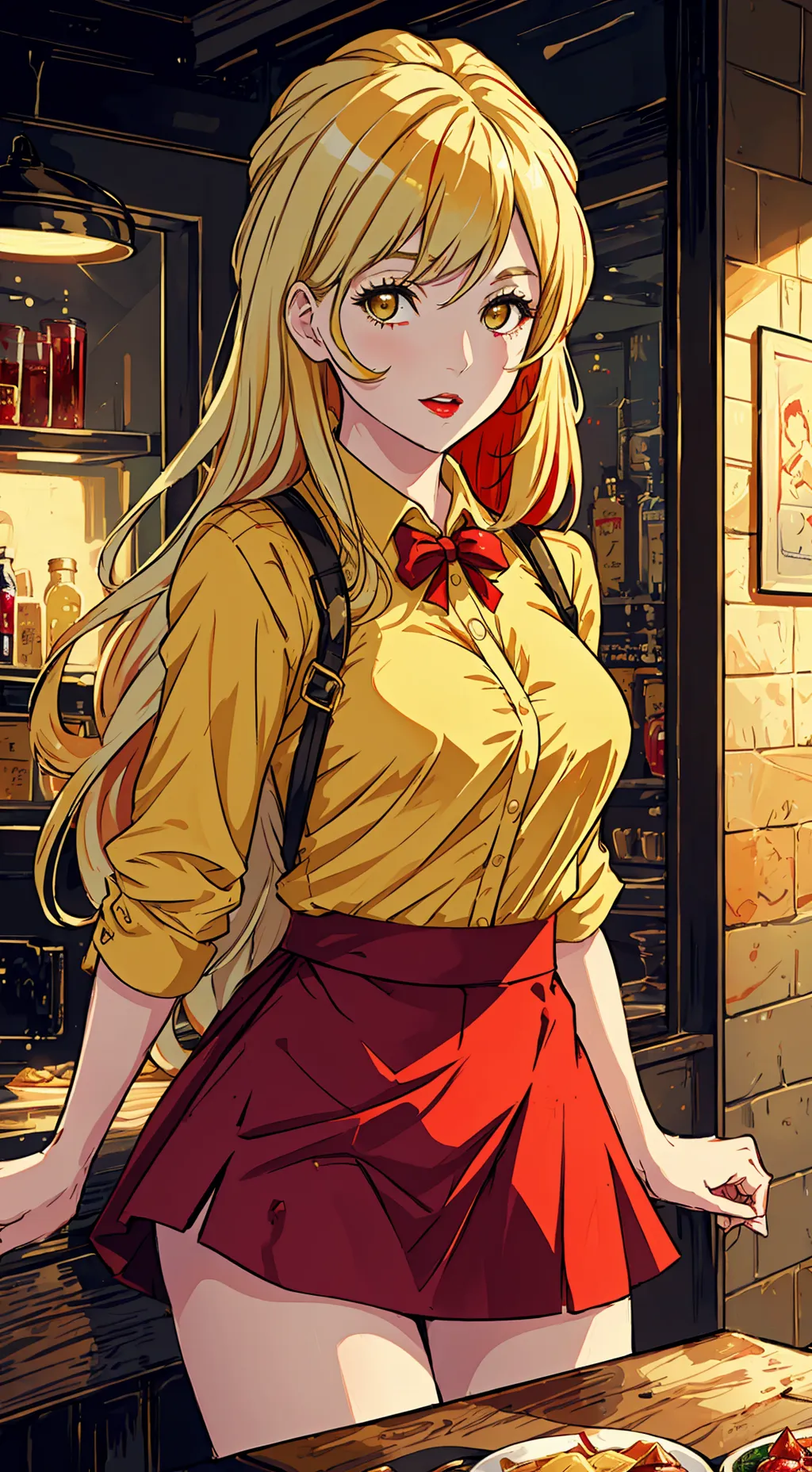 ai character: Caroline Channing background