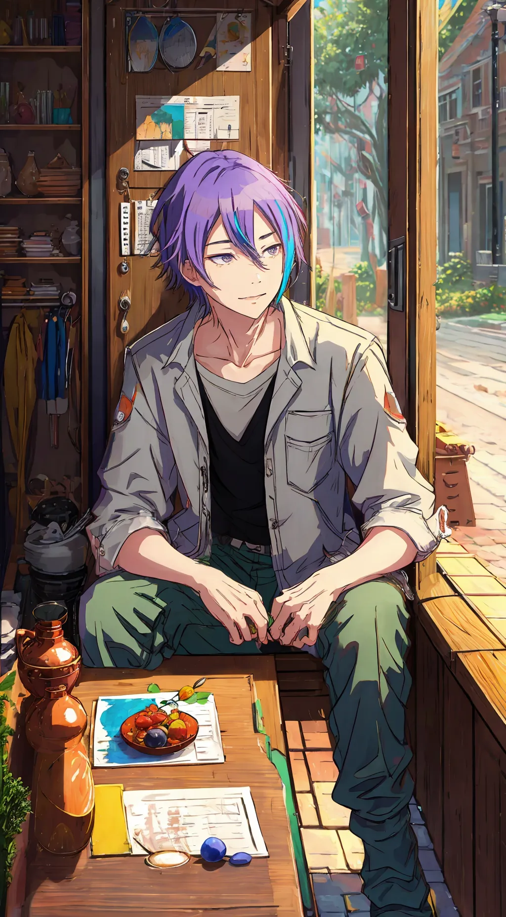 ai character: Rui Kamishiro background