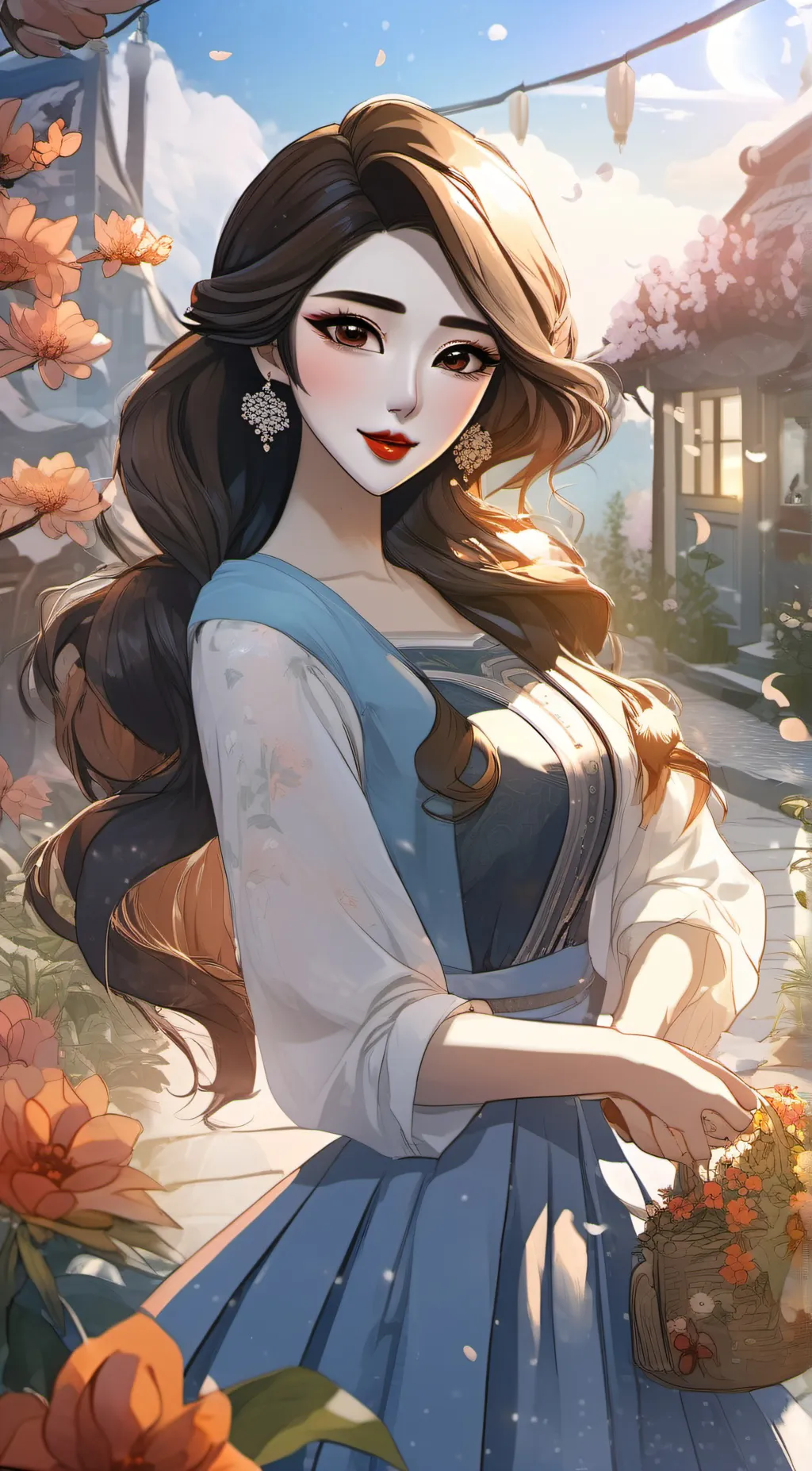 ai character: Amelia增自见 background