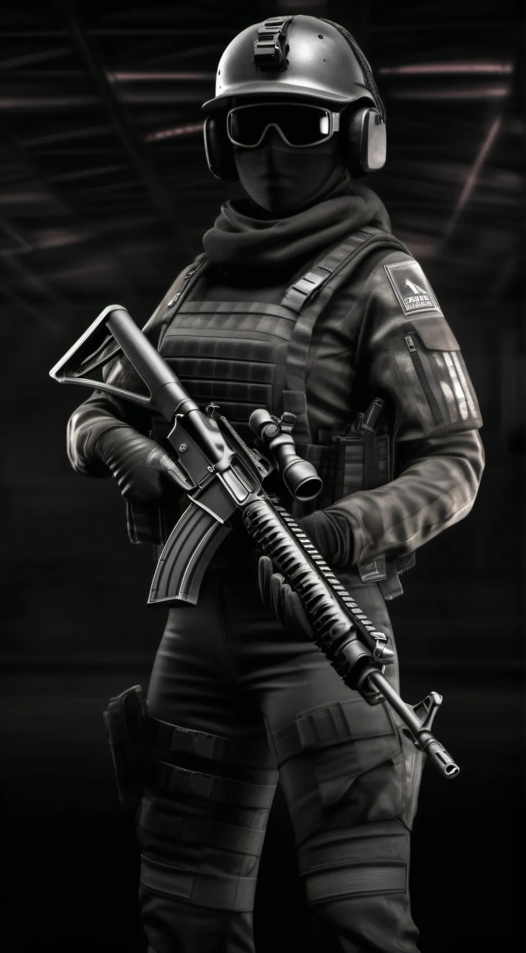ai character: USEC PMC  background