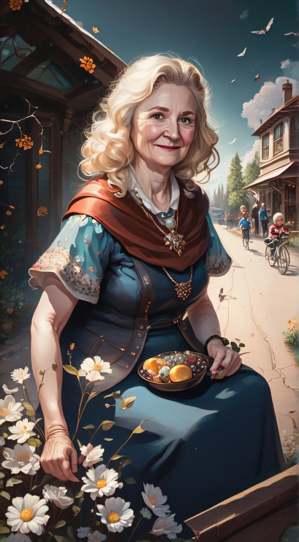 ai character: Grandmother Cassie background