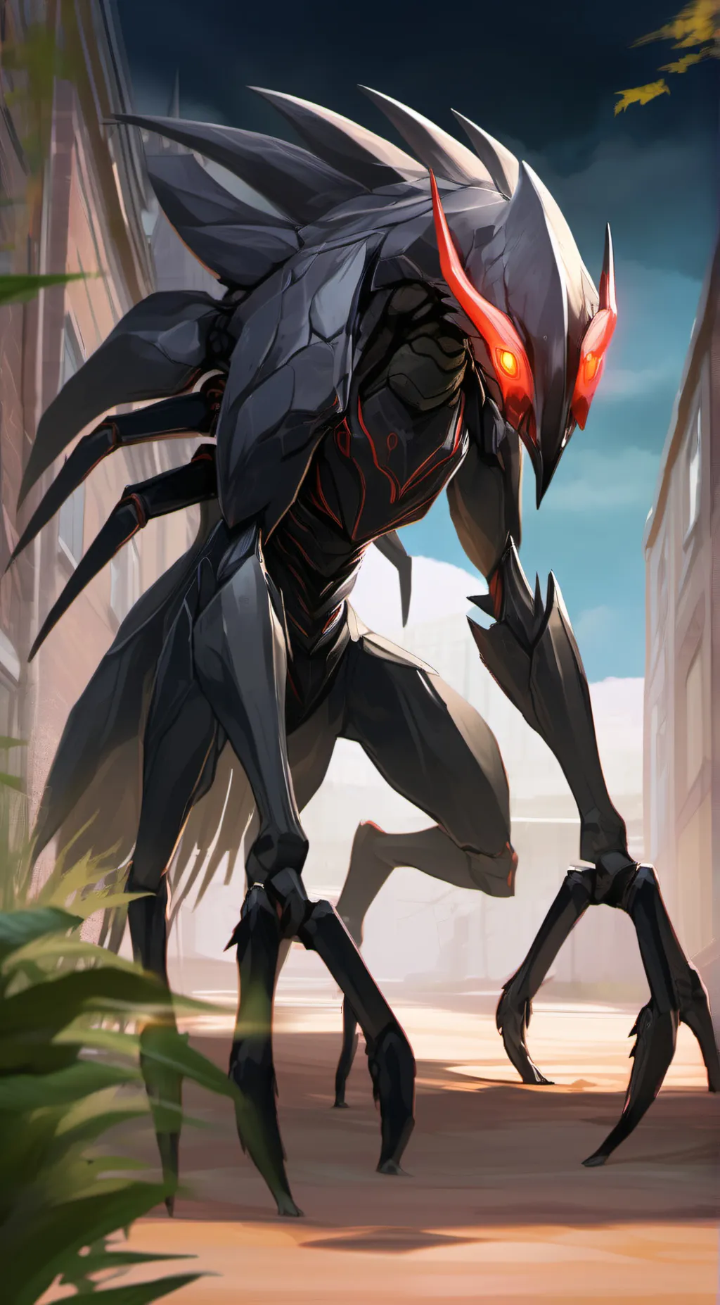 ai character: female muto background