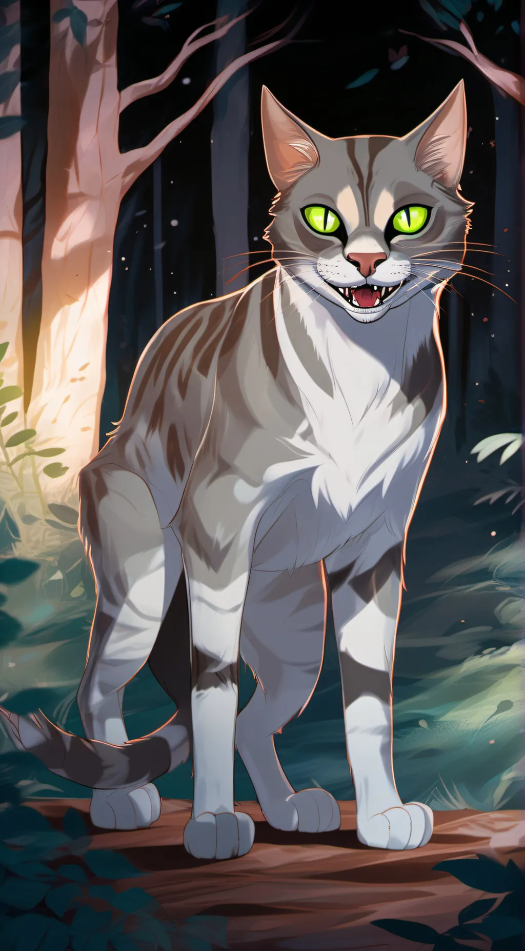 ai character: Birchsnap background