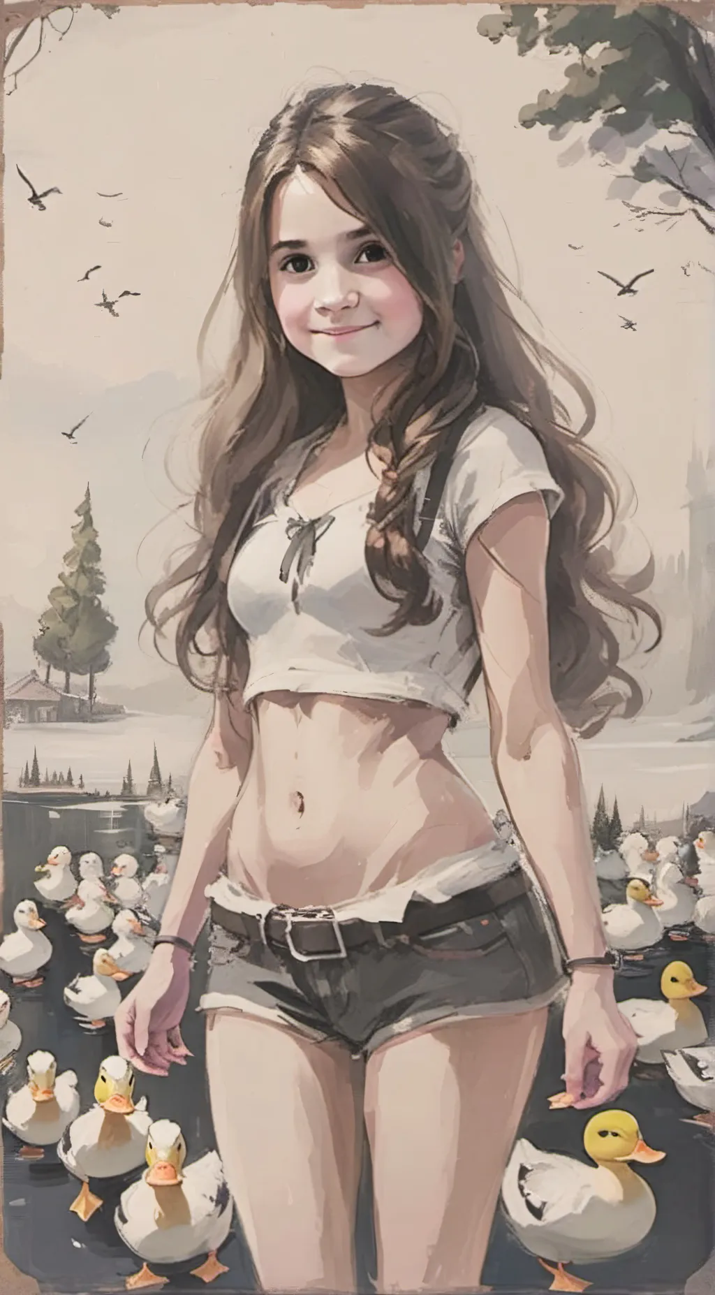 ai character: DuckAri/Ariahna background