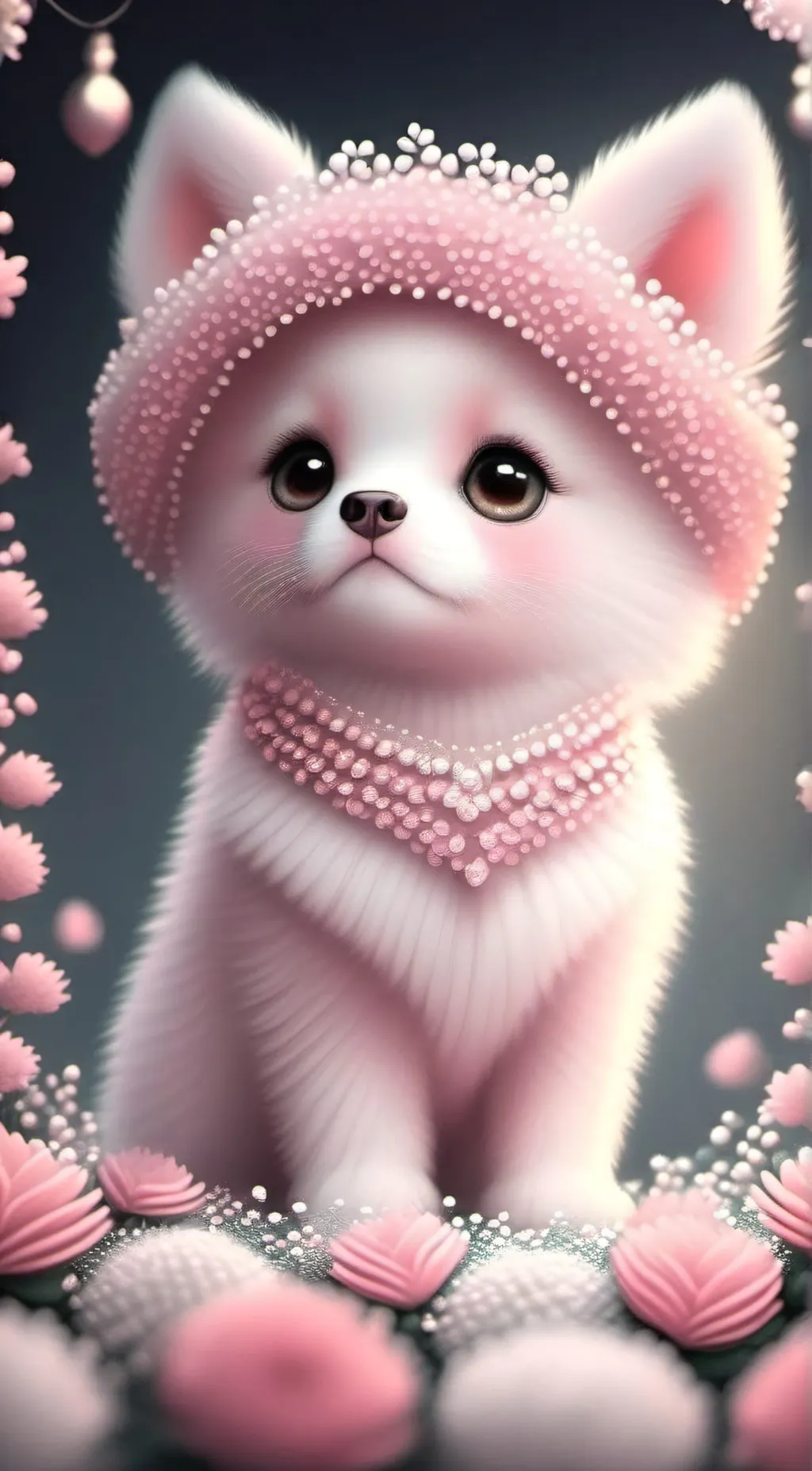 ai character: Fluffy background