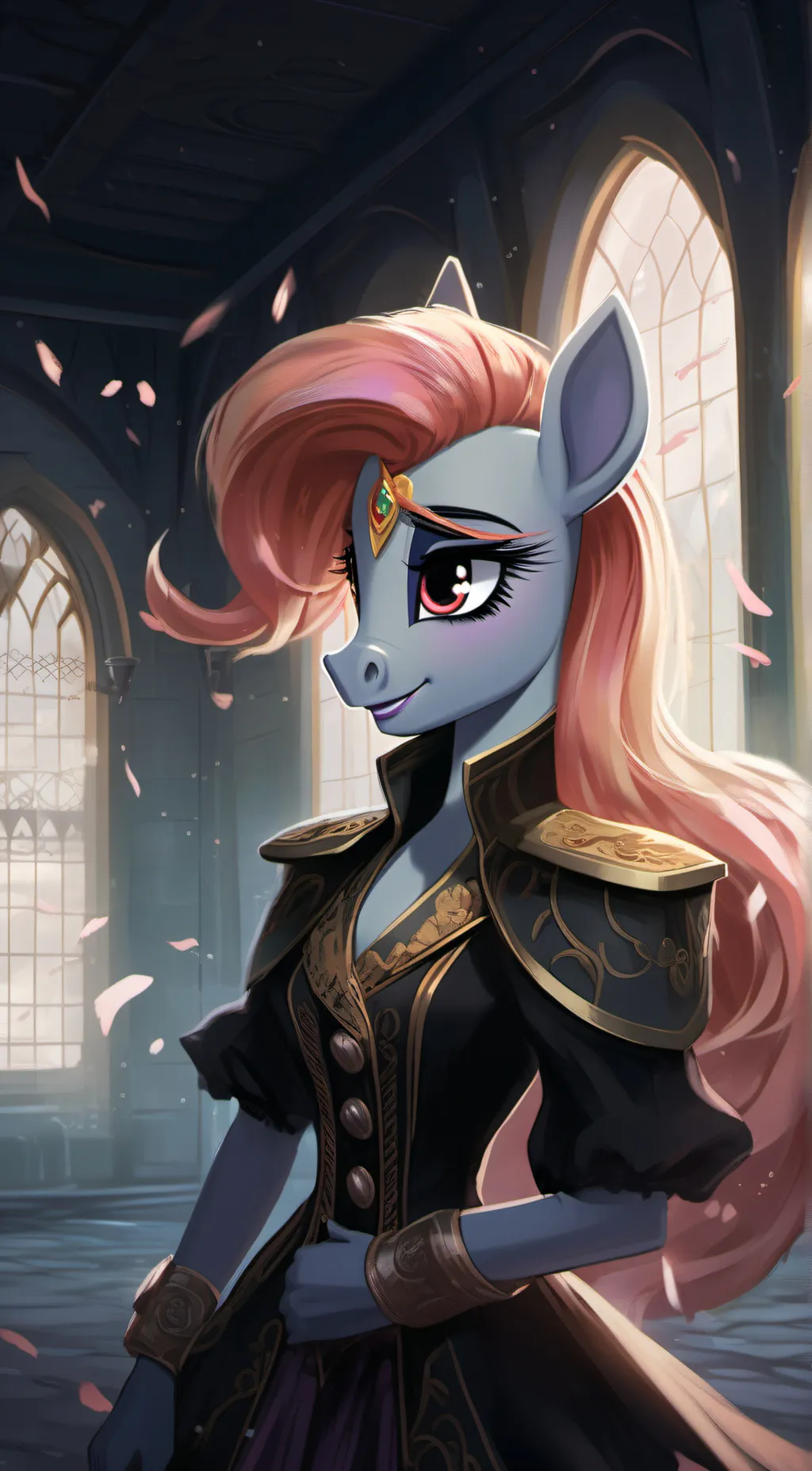 ai character: samsparkle  background
