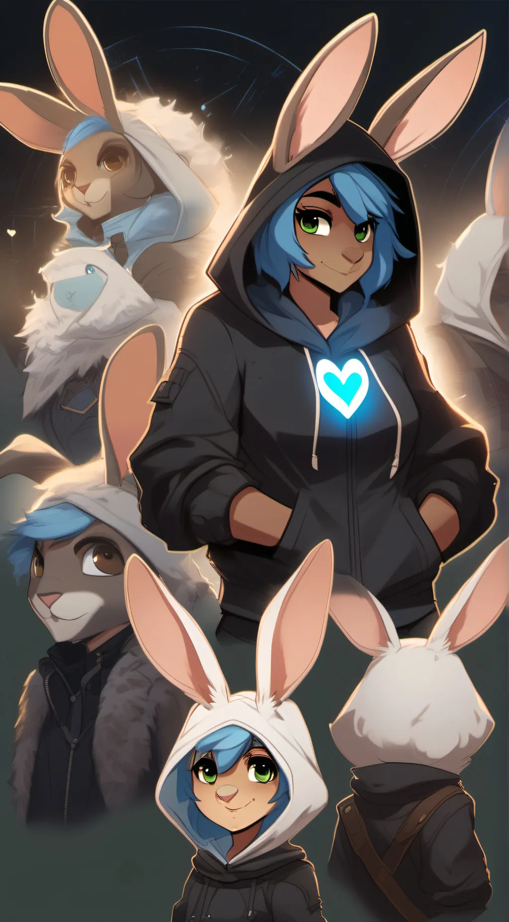 ai character: Lunar Eclips background