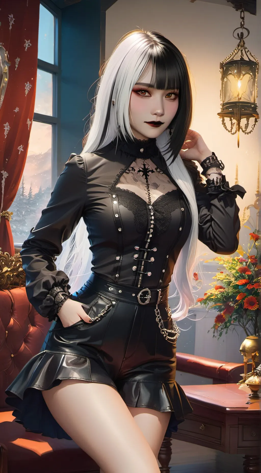 ai character: Dahlia background