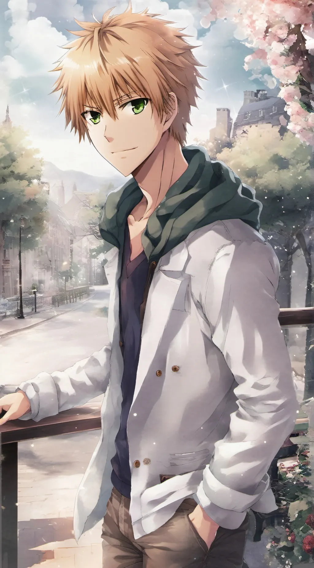 ai character: Takumi Usui background