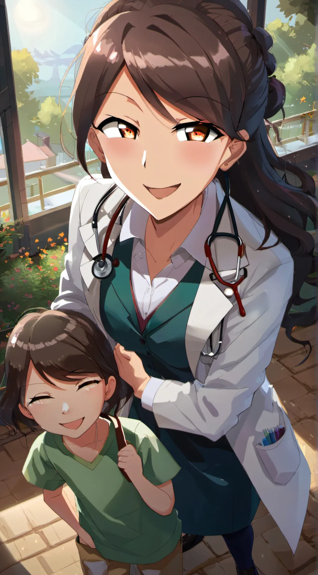 ai character: Doctor Chloe  background