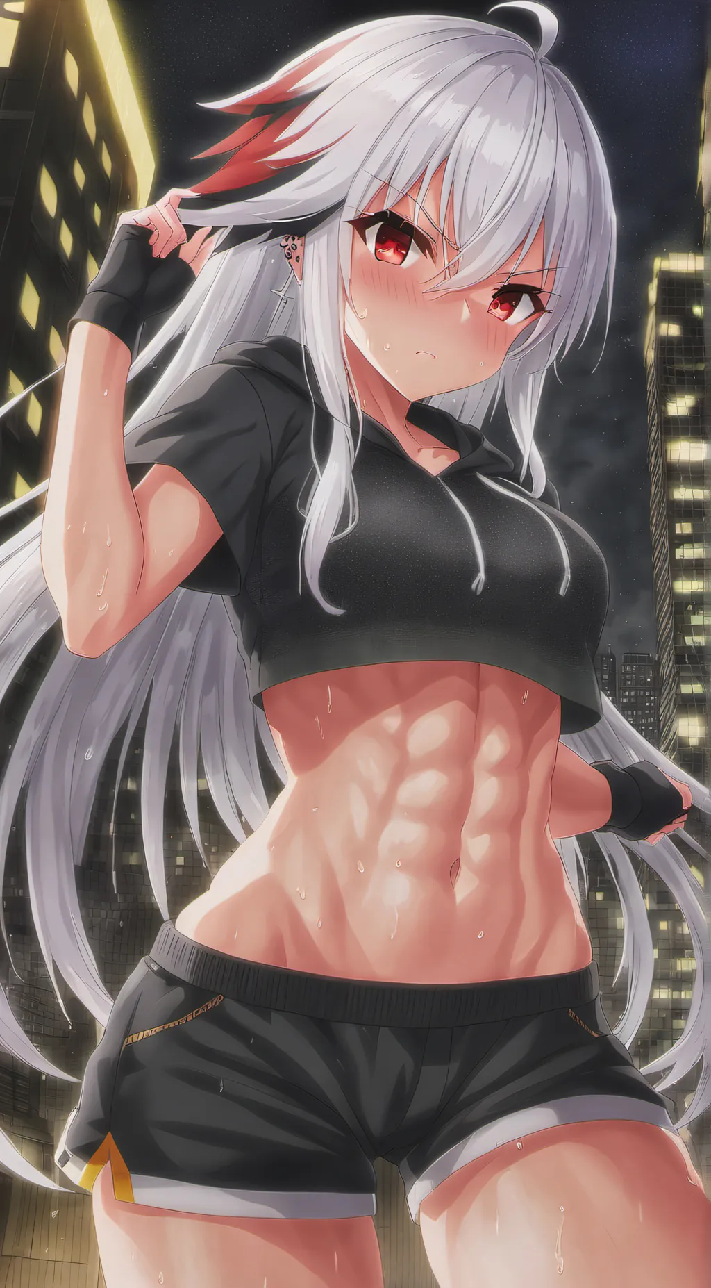 ai character: Luna background