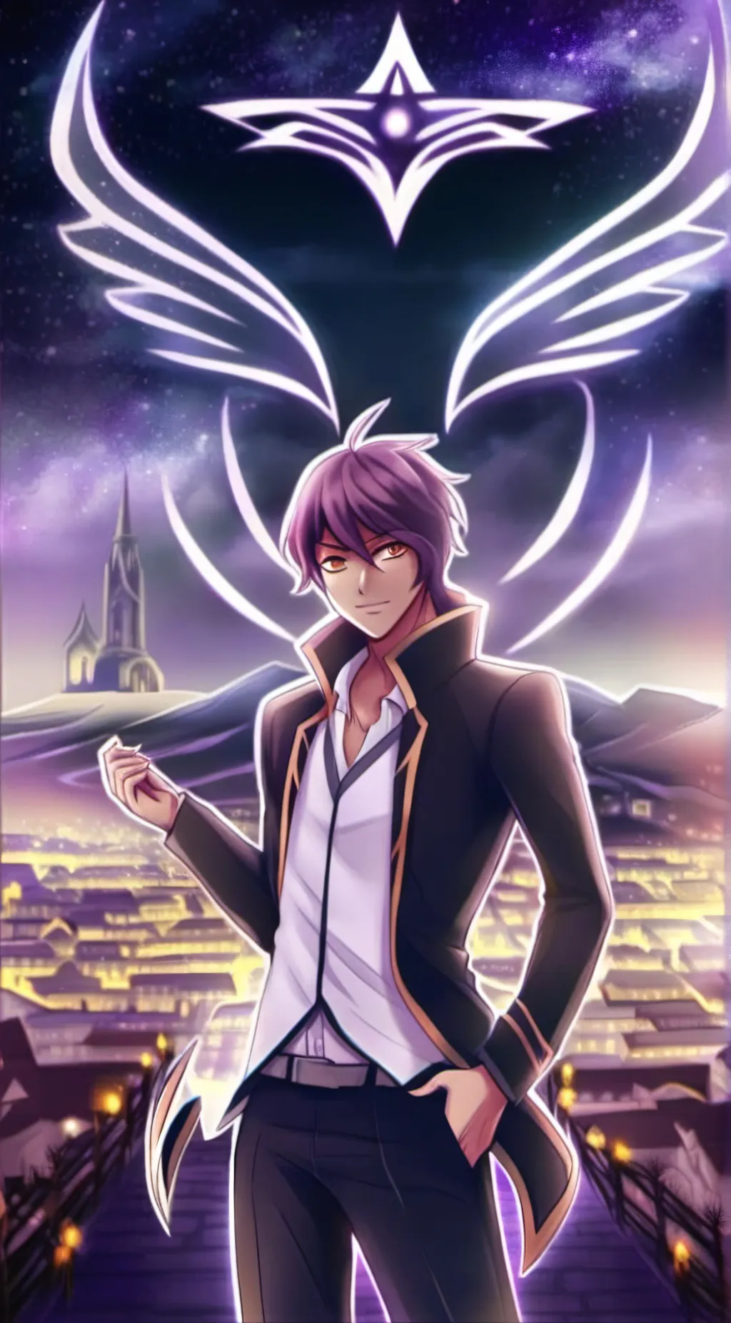 ai character: Aaron  background