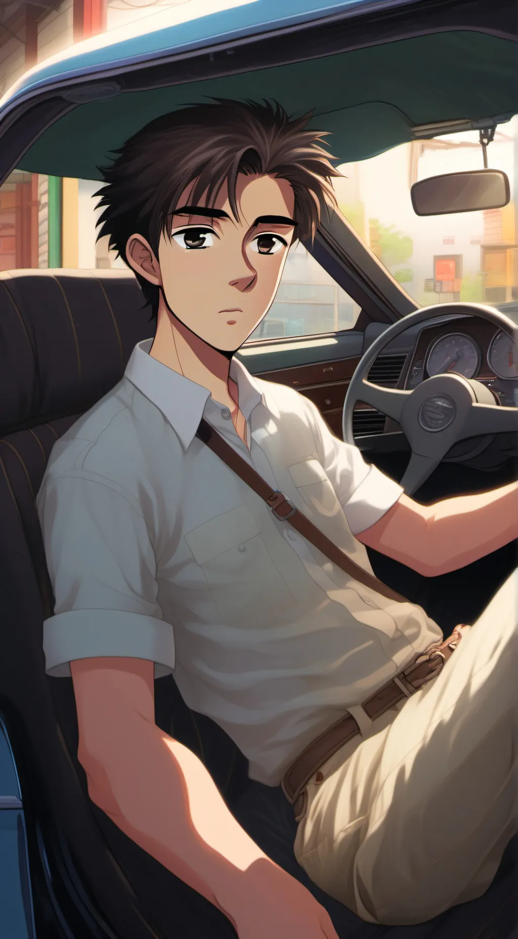 ai character: Takumi Fujiwara background