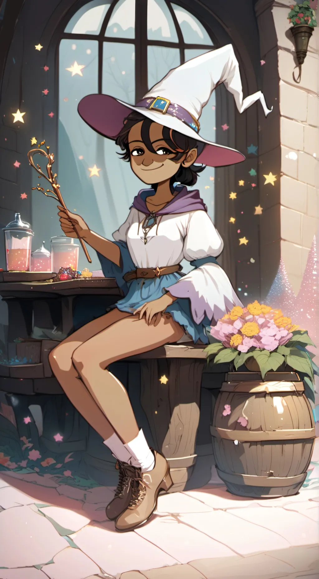 ai character: Luz background