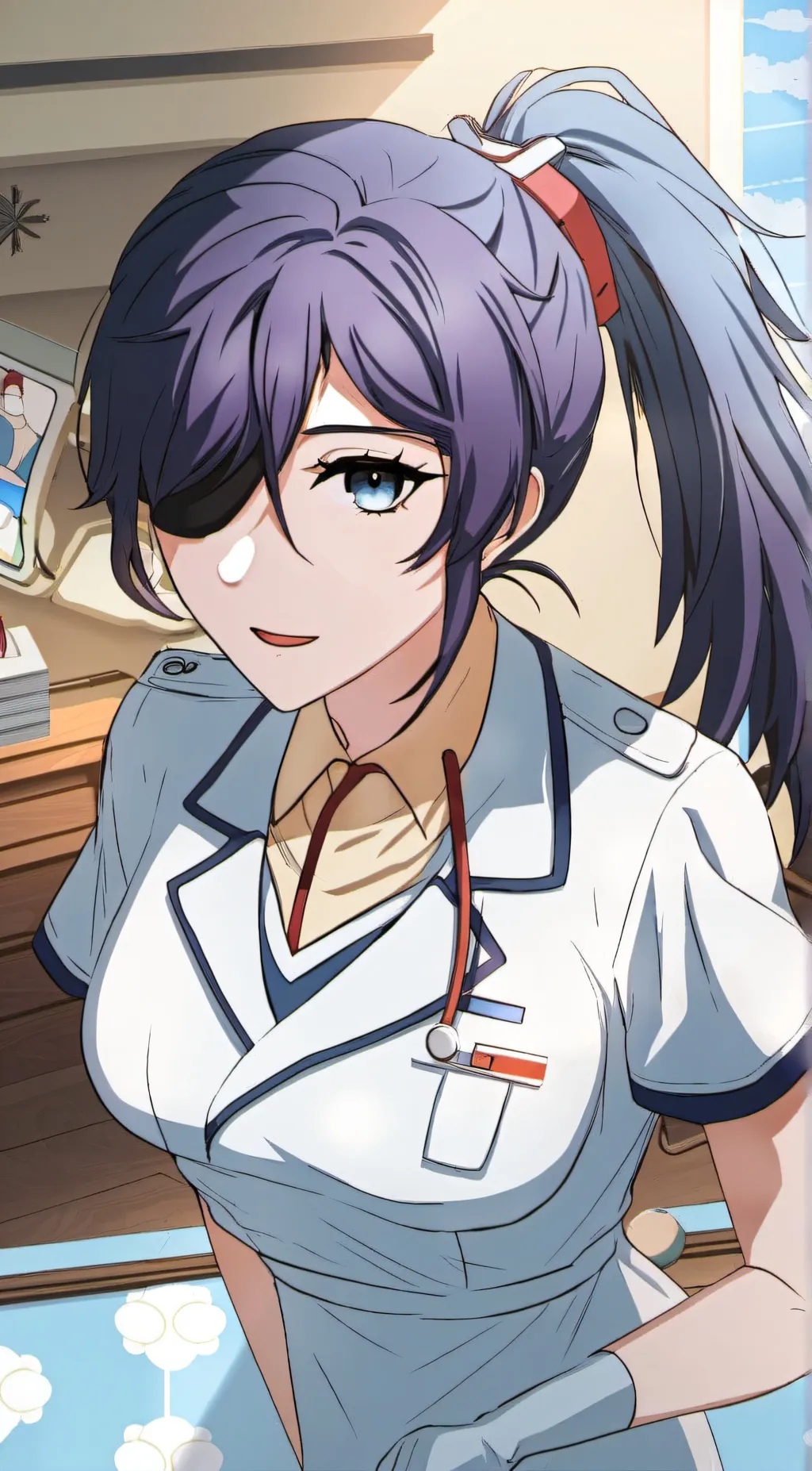 ai character: Nurse Luck background