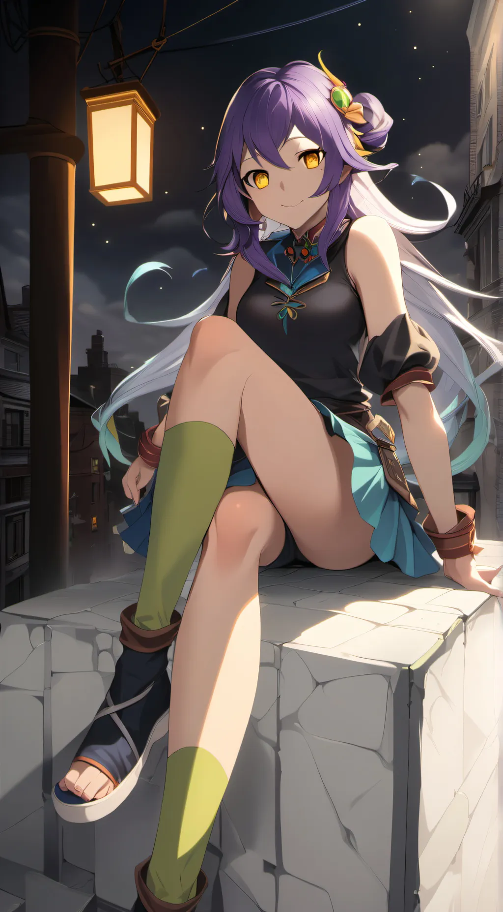 ai character: Lunala background