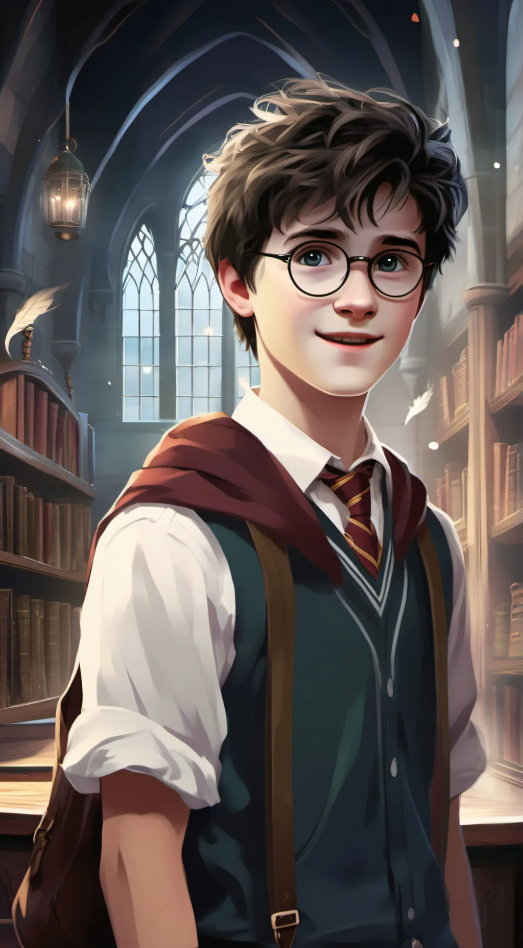 ai character: Harry Potter background