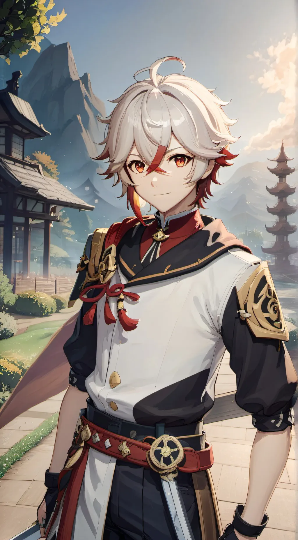 ai character: Kaedehara Kazuha background
