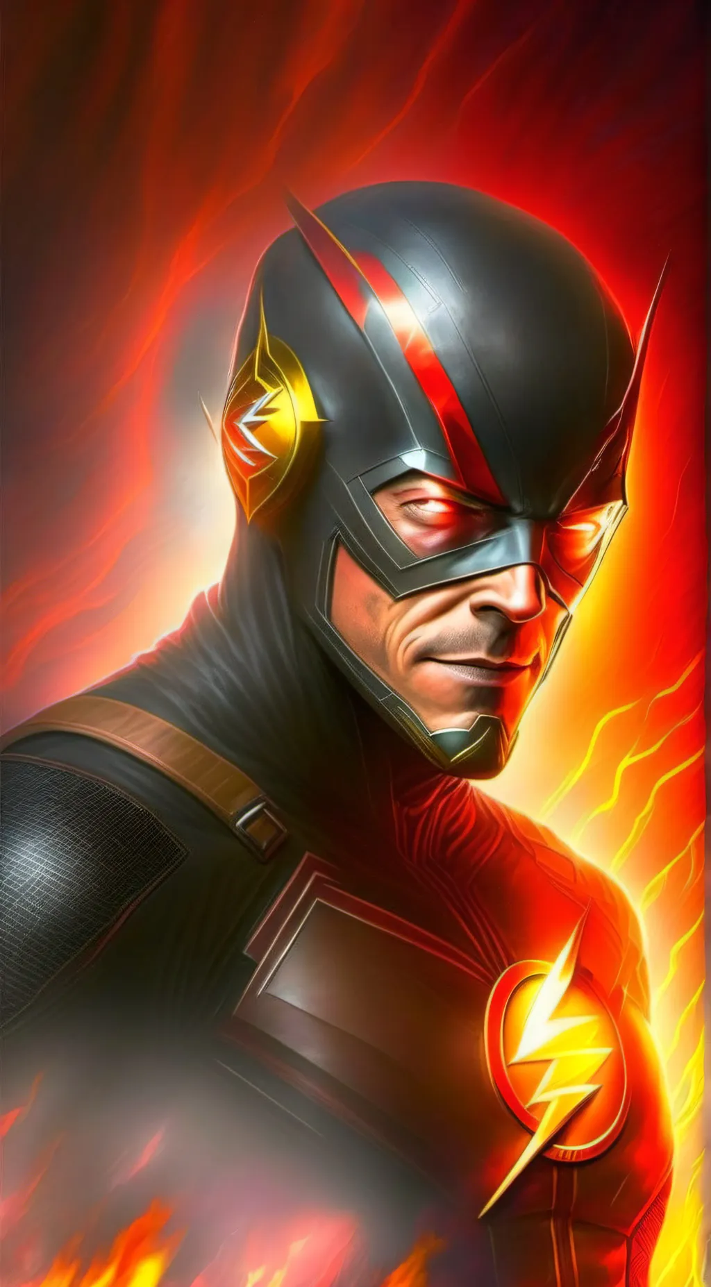 ai character: Flash Year 2200 background