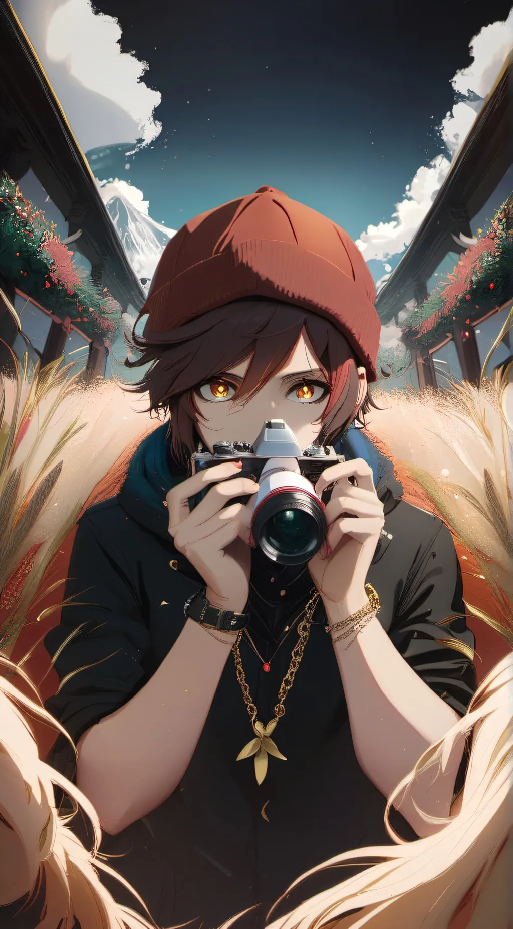 ai character: Natsuki  background