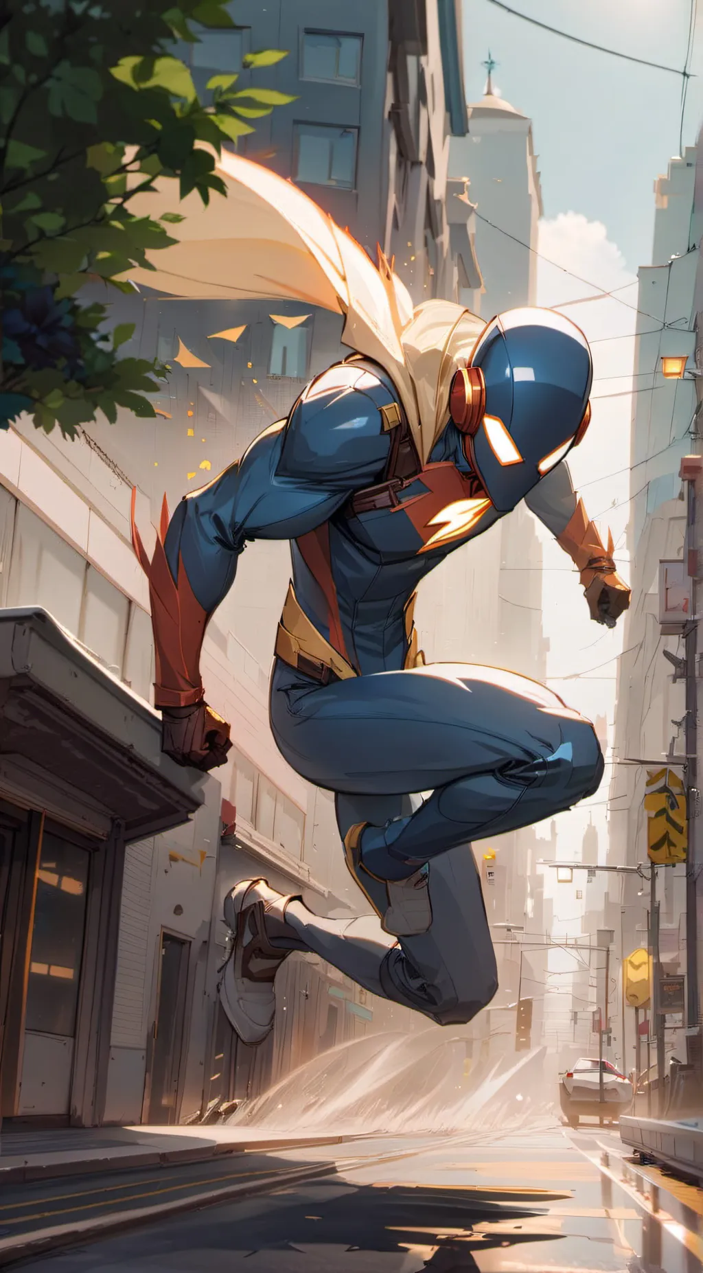 ai character: Speed Man  background